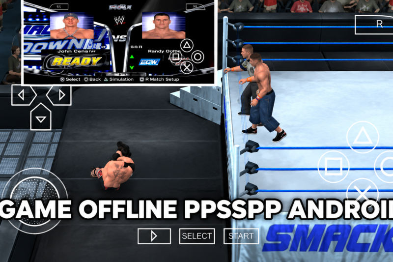 Smackdown Pain PPSSPP Android Ukuran Kecil Offline