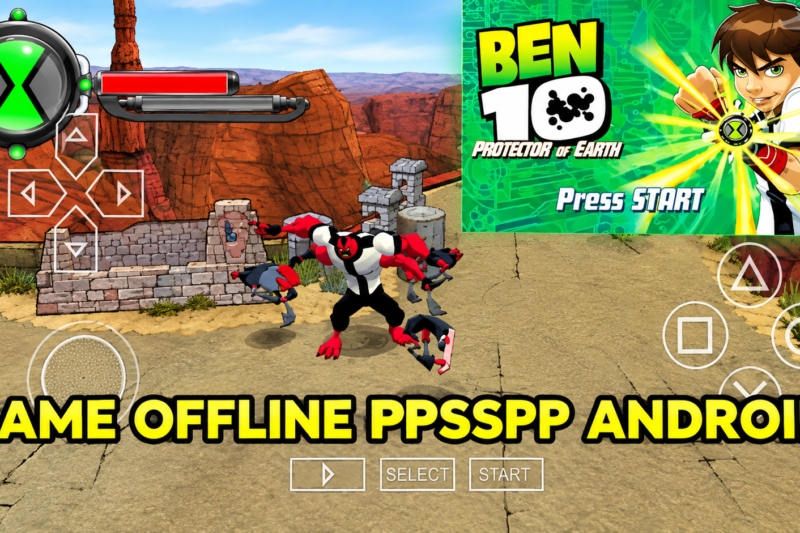 Ben 10 Protector Of Earth PPSSPP Offline Ukuran Kecil Android