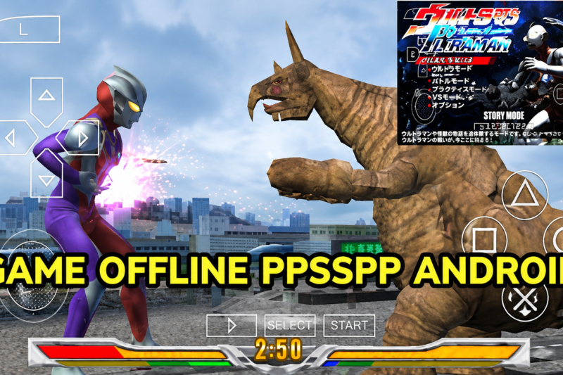 Ultraman Fighting Evolution Rebirth PPSSPP Offline Ukuran Kecil Android