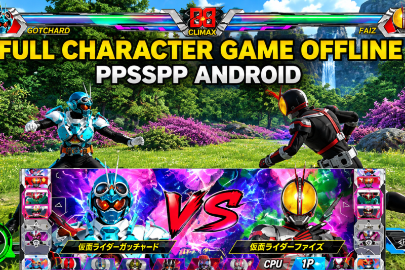 Kamen Raider Neo Climax Heroes PPSSPP Android Ukuran Kecil