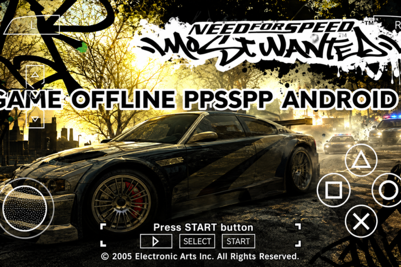 Need For Speed Most Wanted PPSSPP Offline Ukuran Kecil Android