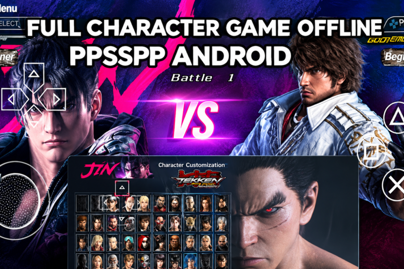 Tekken 8 PPSSPP Android Offline Full Character