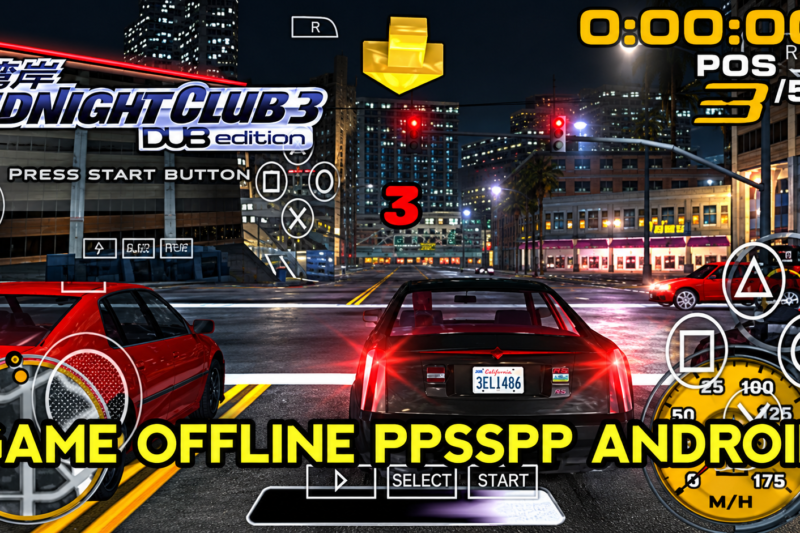 Midnight Club 3 Remix PPSSPP Offline Ukuran Kecil Android