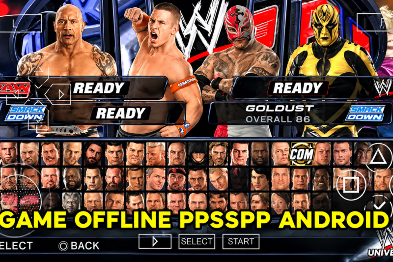Wwe Smackdown VS Raw 2011 PPSSPP Full Character Offline Ukuran Kecil Android