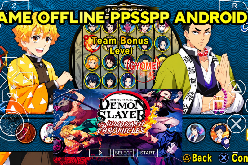 Demon Slayer Kimetsu No Yaiba Hinokami Chronicles PPSSPP Offline Ukuran Kecil Android