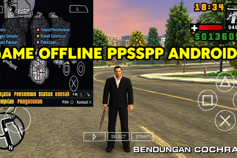 GTA Liberty City Stories Versi Bahasa Indonesia PPSSPP Offline Ukuran Kecil Android