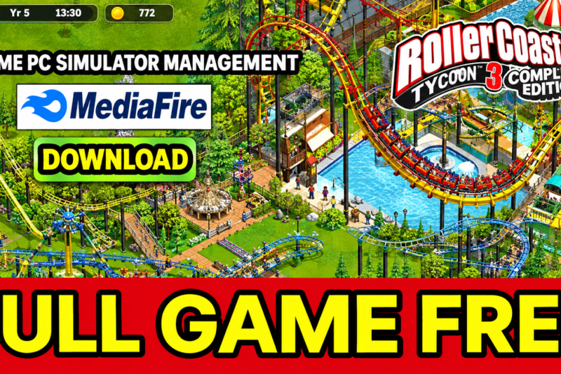 RollerCoaster Tycoon 3 Complete Edition PC Simulator Management