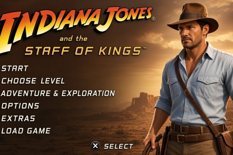 Indiana Jones And The Staff Of Kings PPSSPP Android Offline Ukuran Ringan Save Data