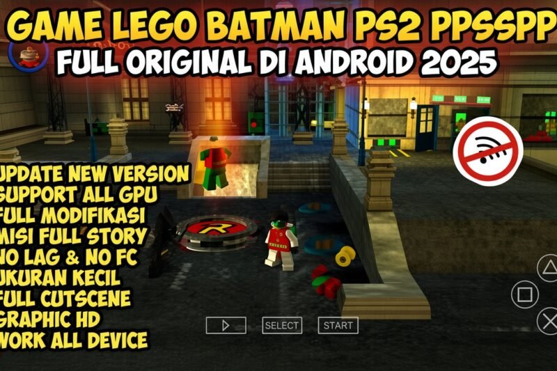 Batman Lego PPSSPP Offline Terbaru