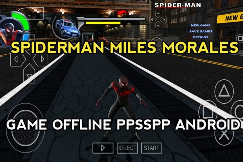 Spiderman Miles Morales PPSSPP Android Ukuran Kecil