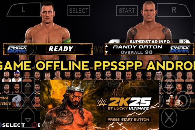 Wwe 2K25 PPSSPP Offline Ukuran Kecil Android Full Charachter
