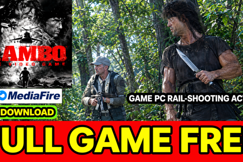 Rambo The Video Game PC Action Rail Shooter