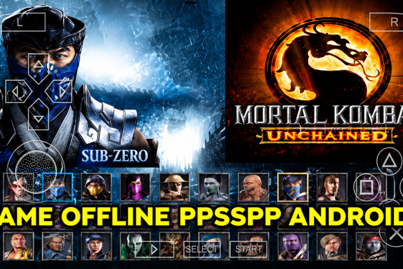 Mortal Kombat PPSSPP Offline Terbaru Ukuran Kecil di Android