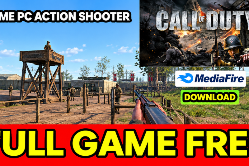 Call of Duty 1 PC Action Shooter