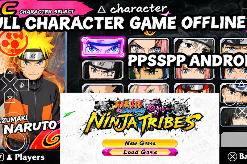 Naruto X Boruto Ninja Tribes PPSSPP Android Offline Full Character