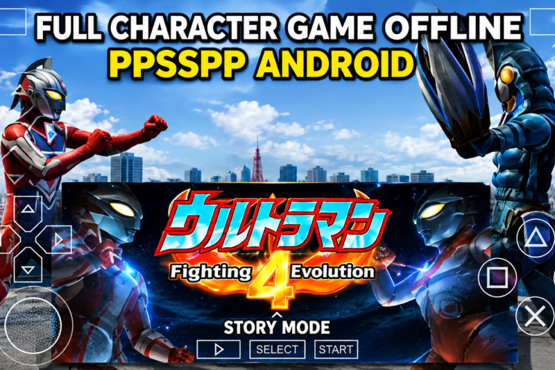 Ultraman Fighting Evolution 4 PPSSPP Android Offline Ukuran Kecil