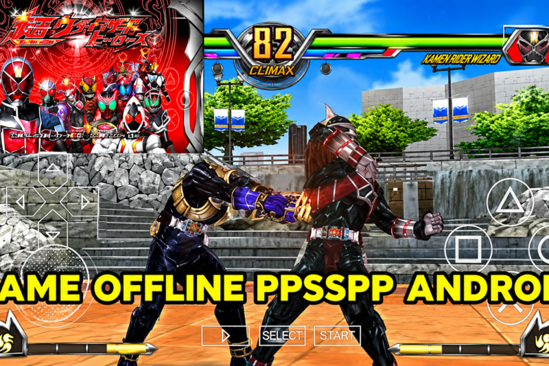 Kamen Rider Super Climax Heroes PPSSPP Offline Ukuran Kecil Android