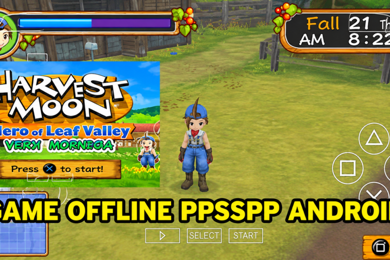 Harvest Moon Hero of Leaf Valley Versi Bahasa PPSSPP Offline Ukuran Kecil Android