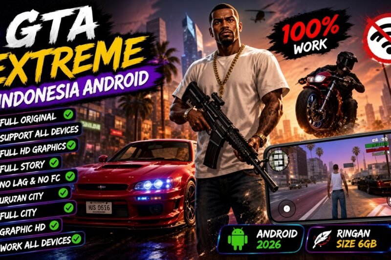 GTA Extreme Indonesia di Android Mirip di PC Terbaru