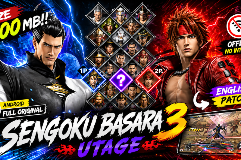 Sengoku Basara 3 Utage English Patch & Save Data Dolphin Emulator Android Full Character Grafik HD